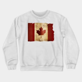 Flag of Canada / Grunge Crewneck Sweatshirt